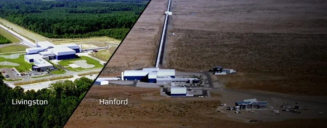 Aerial views of the LIGO observatory sites