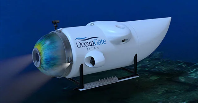 Submersible illustration used as context for underwater search
