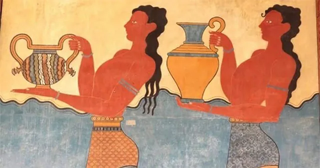 Ancient painted figures used as context for the Bronze Age discussion